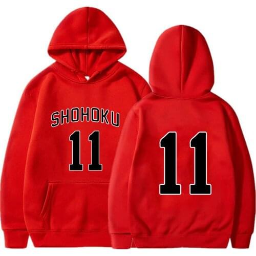 Japans Anime SLAM DUNK Kaede Rukawa Sweatshirt 11 Numbei Same Style Jersey Hoodie