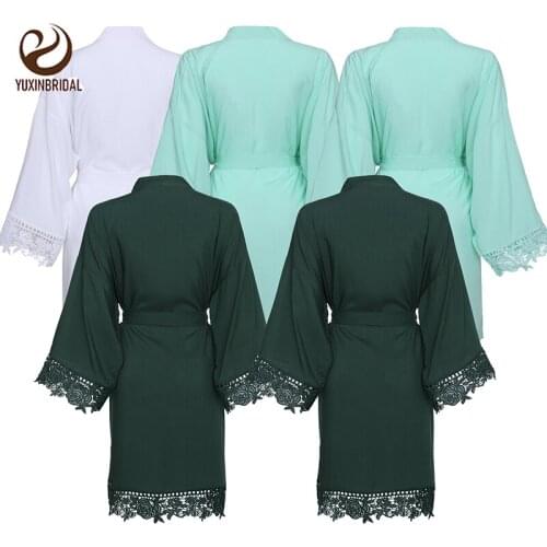 Женские кимоно халаты YUXINBRIDAL China At AliExpress