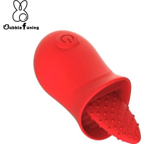 Sucking Tongue Vibrator Clit Nipple Sucker for Women Dildo Clitoris Stimulator Oral Pussy Licking Sex Toy for Women Adult Couple