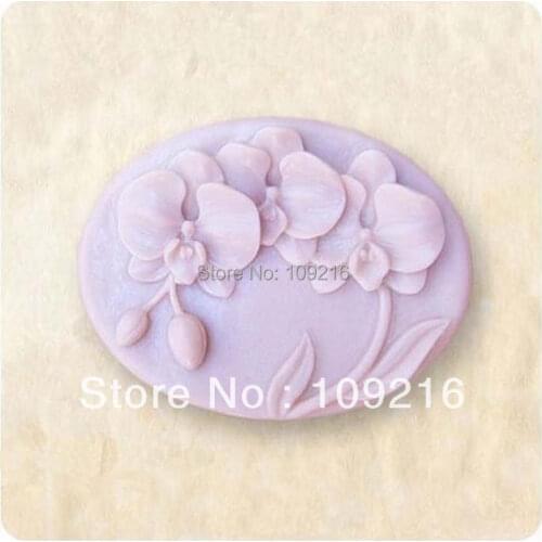 1pcs Orchid (50145) Silicone Handmade Soap Mold Crafts DIY Mold