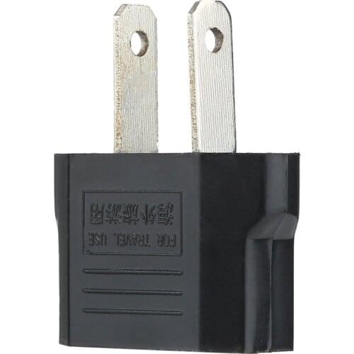 1Pcs Charger Converter Plug Adapter Black EU to US AC Power Plug Travel Charger Converter Adapter 10A dropshipping US to EU