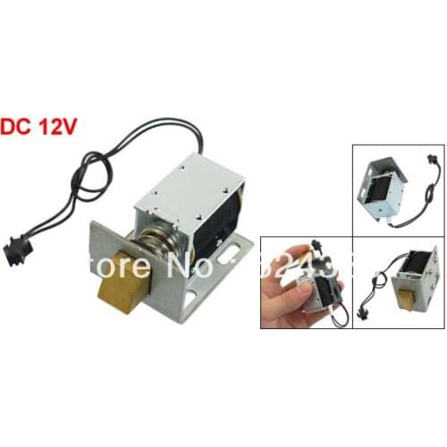 1240L-12E07 DC 12V 20.6W 5mm Strock 1kg Holding Open Frame Type Door Lock Solenoid Electromagnet
