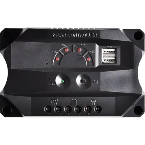 12v 24v 10A manual PWM Solar Charge Controller