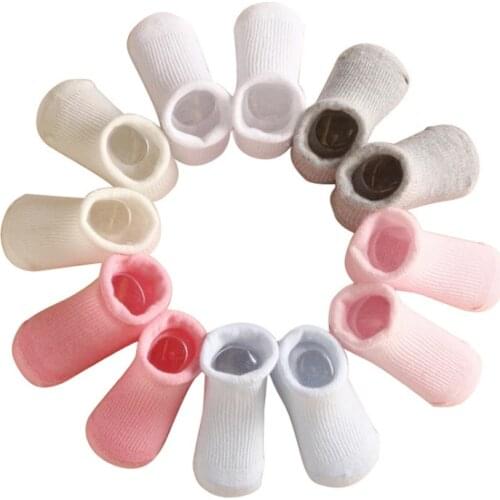 3Pair/lot New newborn baby socks 0-12 months cotton baby socks