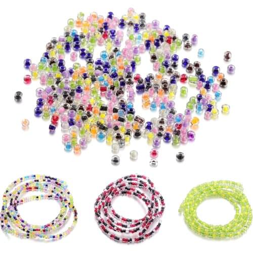 400-1400Pcs 2mm 3mm 4mm Peach Multicolor Czech Glass Seed Spacer Beads Crystal Round Beads for DIY Jewelry Making Accessories
