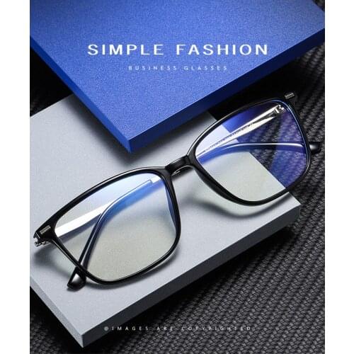 Agstum TR90 Anti Blue Light Computer Glasses Frames Men High Quality glass Frames Women men