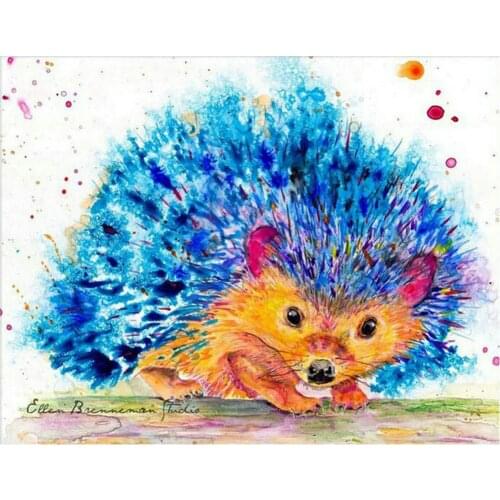 Diamond embroidery Animal hedgehog diamond painting cross stitch crafts diamond mosaic kit full rhinestone home decor pattern