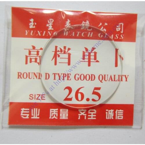 Freeshipping New 1x Convex Spherical Glass Watch Crystal diameter 26.5 mm Edge Thick 1.0mm