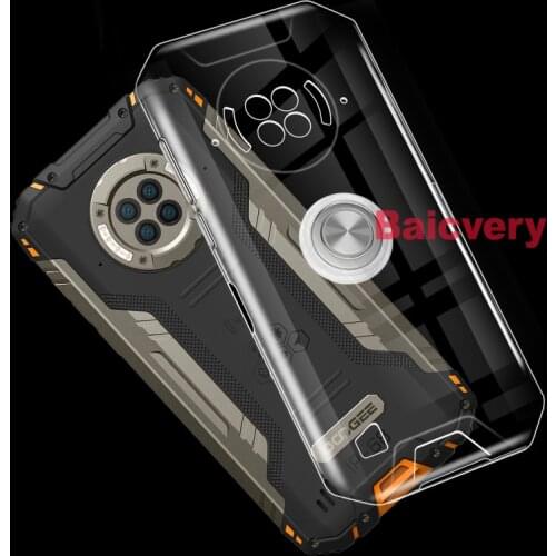 Case for DOOGEE S96 Pro Cover Magnetic Car Finger Ring Holder Soft TPU Shockproof Case for Doogee S96 S 96 Pro Coque