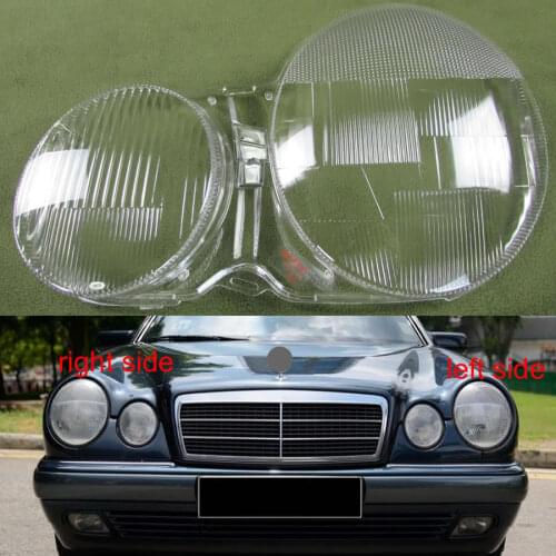 For 1995 1996 1997-2003 Mercedes-Benz W210 E200 E240 E260 E280 Headlight Cover Transparent Shell Headlamp Shell Lampshade Glass