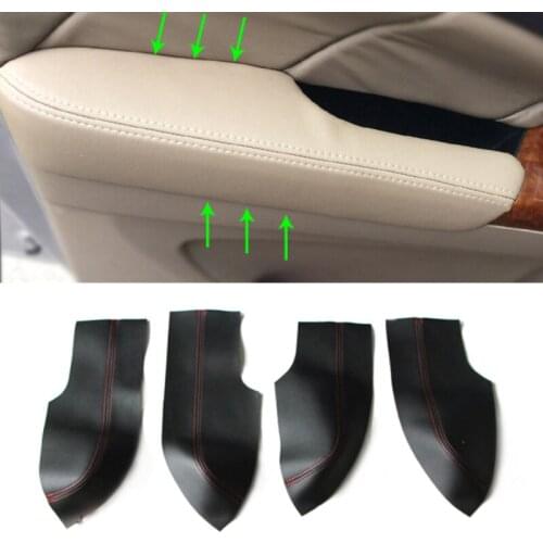 For Honda Odyssey 2004 2005 2006 2007 2008 Microfiber Leather Car Interior Door Armrest Panel Cover Sticker Trim