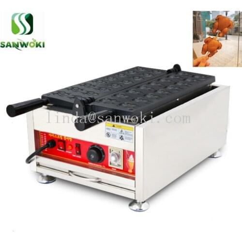 Electric turkey Shaped Waffle Machine roast duck waffle baking oven chicken waffle making machine waffle iron pan 110V 220V