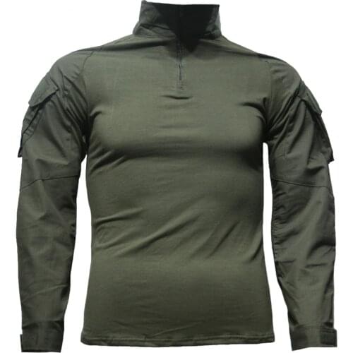 TAK YIYING Men Camouflage Tactical T-shirts Army Green Combat T Shirt Men Long Sleeve Military T-Shirt Mens Hunt T-shirts Outwe