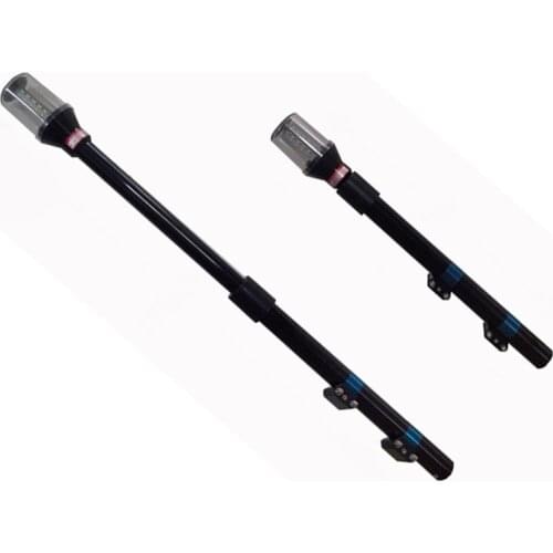 FUYOUSHENZHU Rear rod warning lamp for motorcycle Red pole blue warning lamp after refitting LED flash explosion Patrol lights