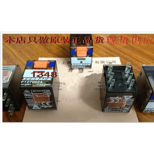 HOT NEW relay PT270024 24V 24VDC PT270024-24V 270024 24V 24VDC 12A SCHRACK DIP8 2PCS/LOT