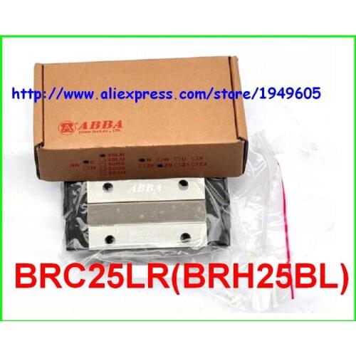 2pcs BRC25LR BRH25BL TAIWAN ABBA Linear Bearing Guides