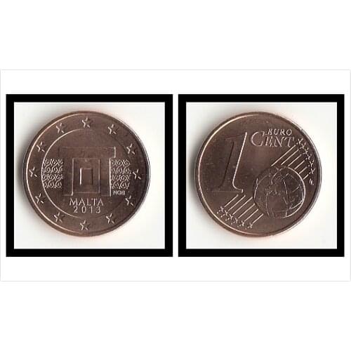 Malta 1 Euro Cent Coin Europe New Original Coins Unc Commemorative Edition 100% Real Rare Eu Random Year