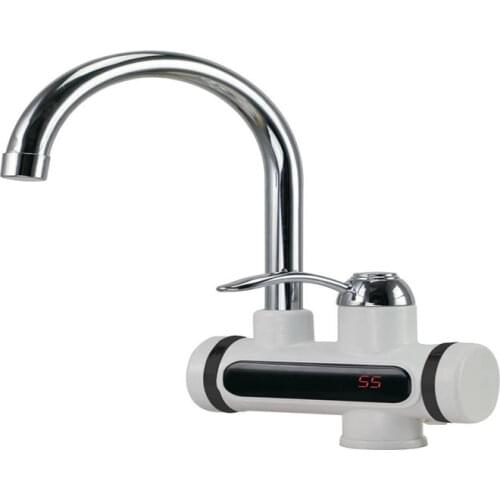 Instant Tankless Electric Hot Water Heater Faucet Kitchen Instant Heating Tap Water Heater with LED EU Plug