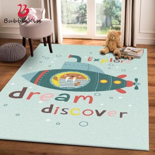 Bubble Kiss Cute Cartoon Art Carpet Childrens Room Decor Rug Living Room Home Modern Carpets Floor Door Mat Bedroom Area Rugs