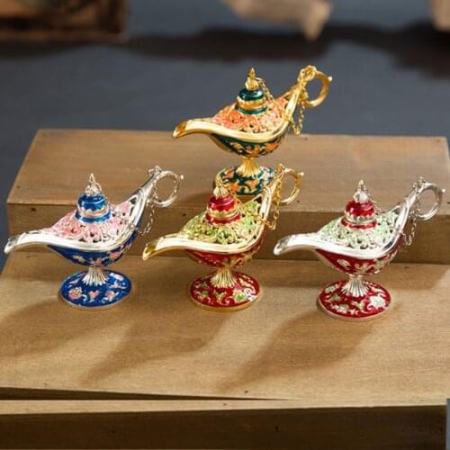 Aladdin Magic Lamp Decoration Miniature Figurines European Vintage Home Decor