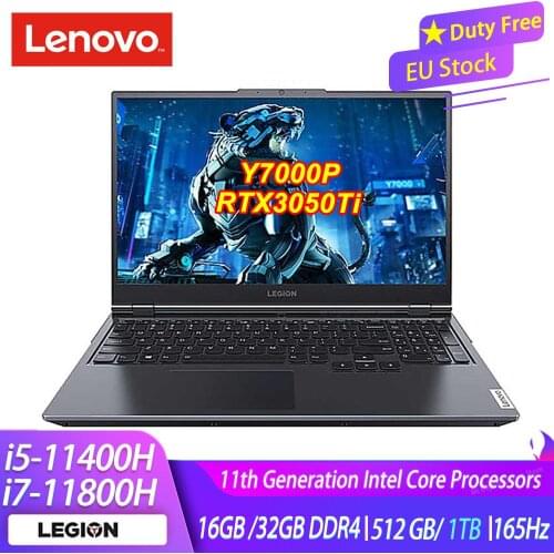 Lenovo Legion Y7000P 2021 Gaming Laptop 11th Intel 11400H/11800H RTX3050Ti 16G/32GB RAM 512G/1TB SSD 165Hz 15.6inch Notebook