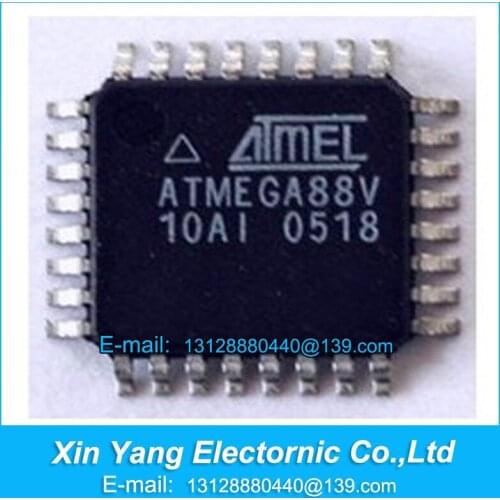 NEW ORIGINAL ATMEGA88V-10AI ATMEGA88V QFP Free shipping