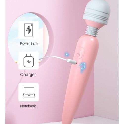 New Magic Wand Vibrator Powerful Clit Vibrator AV Massager Mini Vibrator Clitoris Massager Sex Toy for Woman