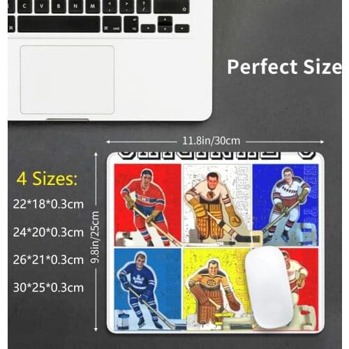 Original 6 Table Hockey-Hockey04 Mouse Pad 3291 Hockey Table Hockey Rod Hockey Stiga Coleco