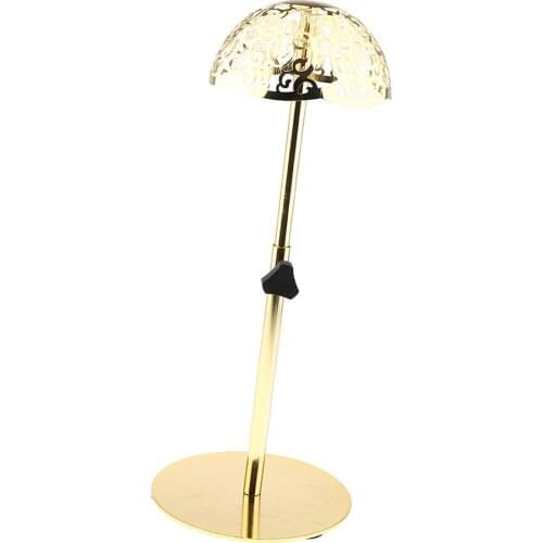 Sturdy Metal Hat Stand Freestanding Wire Ball Cap Rack Wig Holder Storage Display Stand for Home Decoration