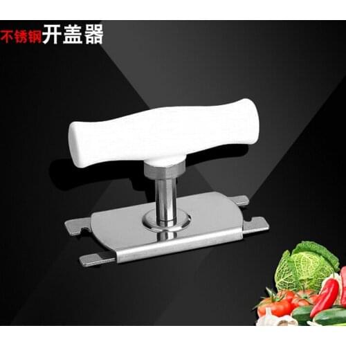 Adjustable Multi-function Bottle Cap Opener Stainless Steel Lids Off Jar Opener Labor-saving Screw Can Opener for Kitchen Gadget