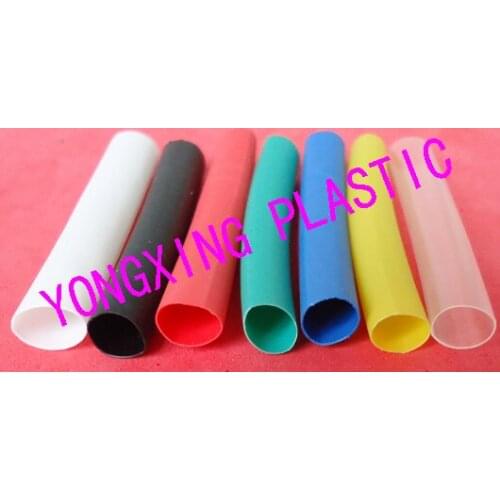1M/lot 1/4inch(6.0mm) thermal heat shrink tube shrink ration 2:1 for wire cable insulation sleeve