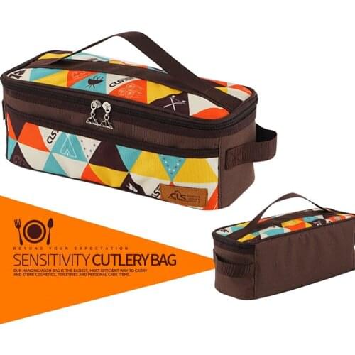 Outdoor Portable Camping Cooker Storage Bag Camping Kitchen Cookware Storage