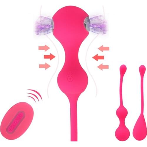 Vaginal Tighten Exercise Vaginal Shrinking Balls Kegel Pelvic Floor Muscle Trainer 10 Speed Sex Toys for Women Pussy Massage