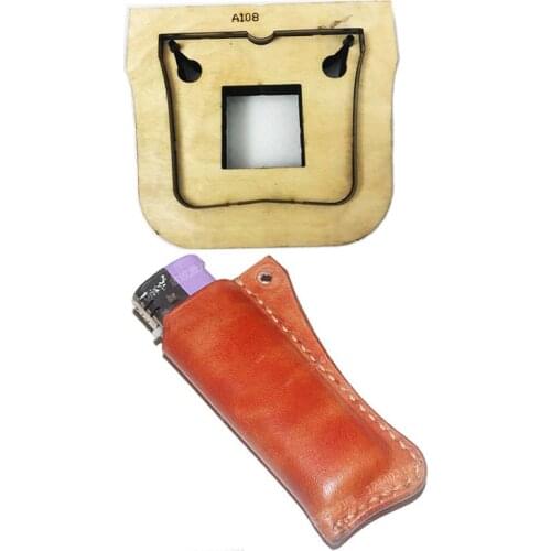 Japan Steel Blade DIY Lighter Leather Cover Template Die Cut Knife Mould Stencil Laser Cutting Dies Leathercraft Tools Wood Dies