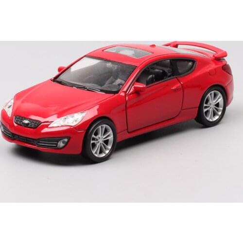 1:36 Scale mini Hyundai genesis coupe sport vehicles & diecast pull back Welly metal model car toy hobby of boys children gifts
