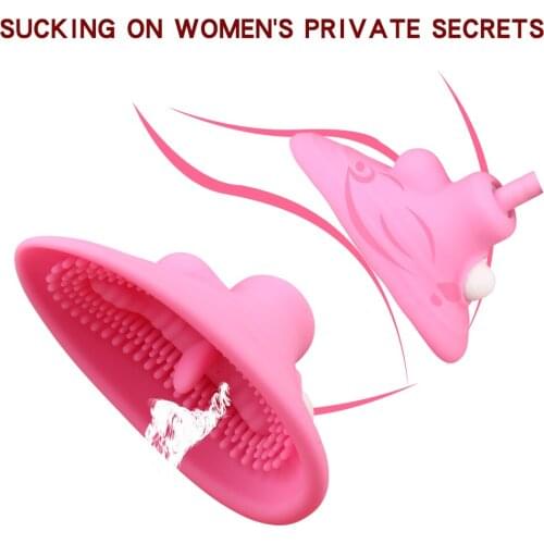 10 Speed Tongue Licking Strong Vibrator Vacuum Vaginal Pumps Clitoris Stimulation Pussy Pump Oral Flirting Nipple Sucking Toys