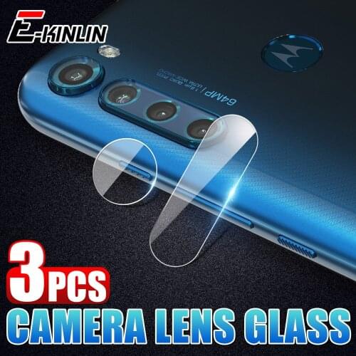 3PCS Back Camera Lens Screen Protector Tempered Glass Protective Film For Motorola Moto X4 One 5G vision Fusion Plus P30 Play