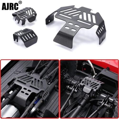 3-piece Stainless Steel Chassis Armored Protection Skid Plate Traxxas Trx-4 Bronco Defender G500 K5 Rc Car Protection Board