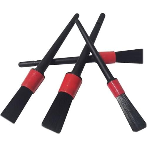 4 Pcs Detailing Brush Car Wash Brush for Washing Car Interior Cleaning Wheel Gap Rims Dashboard Air Vent Trim Detailing Tool