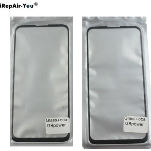 5pcs Screen Front Glass with OCA Film for Moto G9 Power G9 plus G9 play G8+ Power G7 Play One Action Outer Glass OCA Lamination