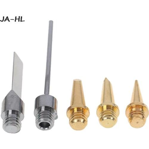 5pcs Replacement Copper Tips Nozzle For HS-1115K Soldering Iron Cordless Welding Tools Gas Welding Tips Dropshipping