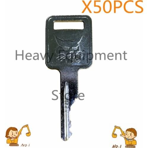 50) Ignition Key For Bobcat Skid Steer Loaders and Mini Excavators 6693241 D250 Free Shipping