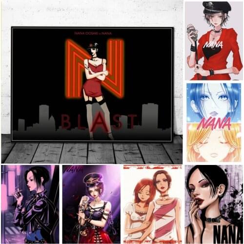 5D Diamond Painting Cartoon Fashion Girl Anime NANA Full Drill Cross Stitch Pictures Of Rhinestones Embroidery Mosaic Home Decor