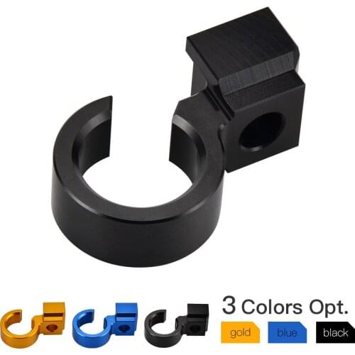 NICECNC Aluminum Cable Guide Brake Cable Clamp CNC Machined Anodized for Suzuki DR-Z400SM RMX450Z 2005-2017