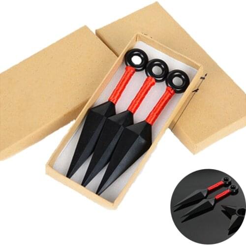 Anime Cosplay Konoha Ninja Kakashi Prop Kunai Knives Accessories Costume Props Weapons Halloween Gifts Kid Adult Throwing Darts