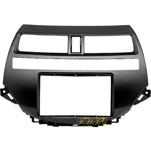 Car dvd Plastic Frame Car Radio Fascia is suitable for 2008 Honda Accord,Double Din Car Audio Frame
