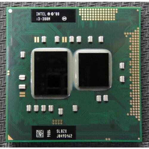Free shipping INTEL I3 380m Dual Core 2.53GHz L3 3M PGA 988 CPU Processor works on HM55