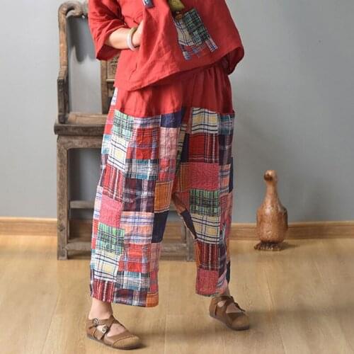 Fairynatural Women's Wide Trousers