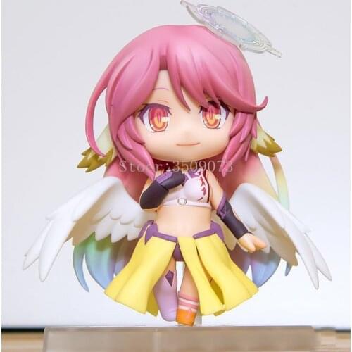 10cm Anime Figure No Game No Life Jibril 794# Sora 652# PVC Action Figure Toys Jibril Sexy Girl Collection Model Doll Gift