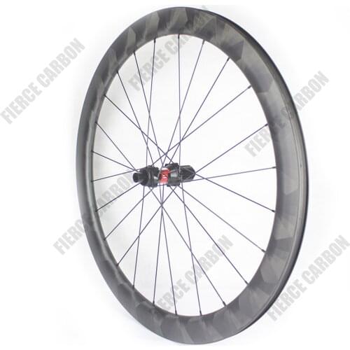 FIERCE X Cross 55/60/75/80/90mm Depth Carbon Wheelset 700C Time Trial/Triathlon DT240/DT350 Disc Brake Carbon Racing Wheelset